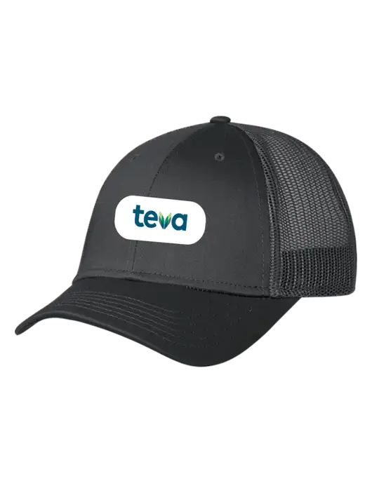 Charcoal Mesh Trucker Cap Snap Back w/Teva Logo
