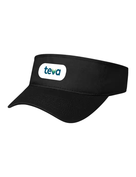 Black Cap Visor w/Teva Logo
