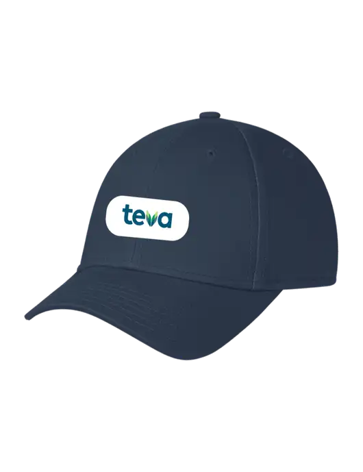 Navy Structured Cap Hook & Loop w/Teva Logo
