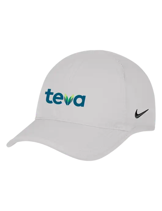Nike White Featherlight Cap w/Teva Logo