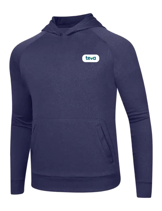 Tech True Navy Fleece Hooded Sweatshirt w/Teva Logo