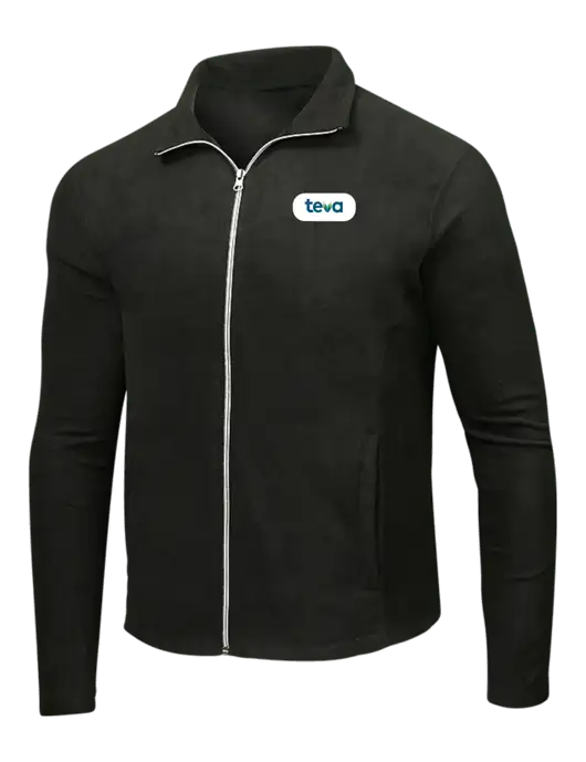 Black Microfleece Jacket w/Teva Logo
