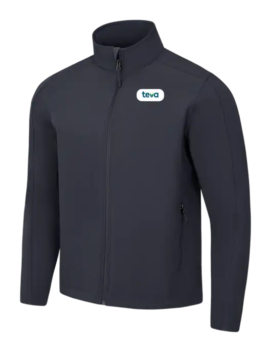 Charcoal Grey Core Soft Shell Jacket w/Teva Logo