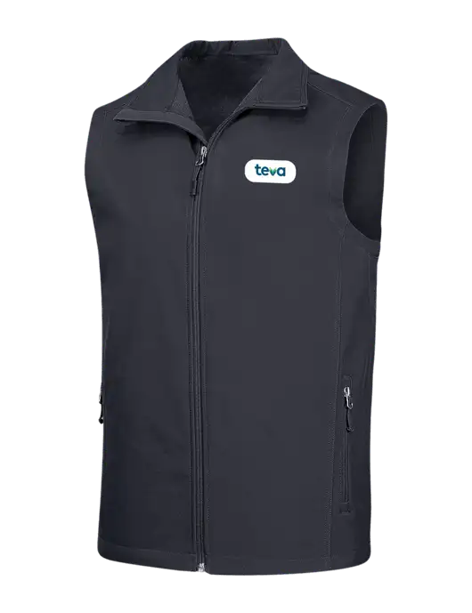 Dark Grey Core Soft Shell Vest w/Teva Logo