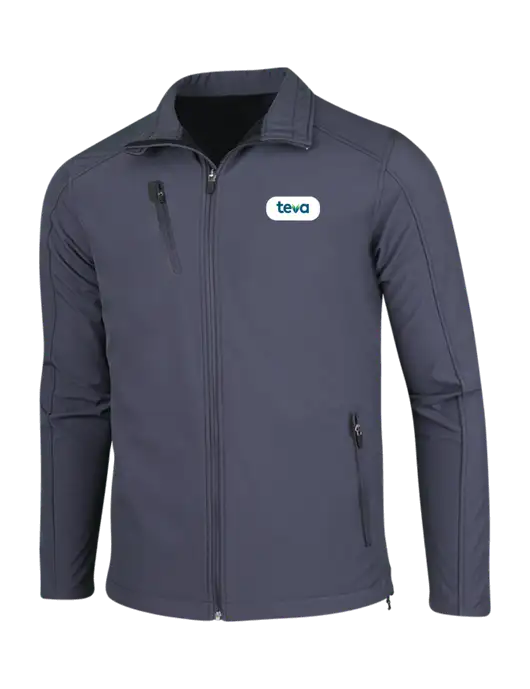 Dark Grey Welded Softshell Jacket w/Teva Logo