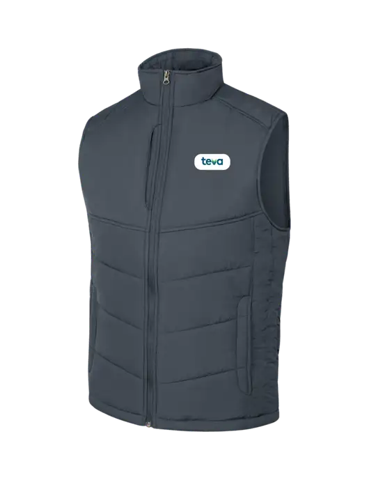 Dark Slate/Black Puffy Vest w/Teva Logo