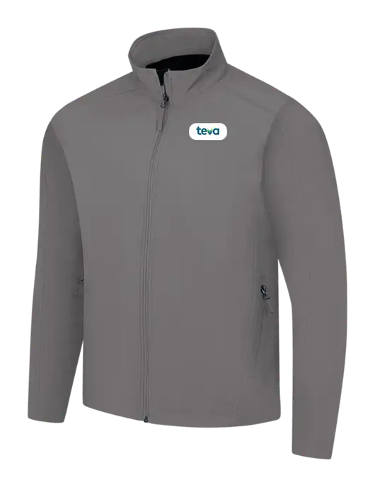 Medium Grey Core Soft Shell Jacket w/Teva Logo