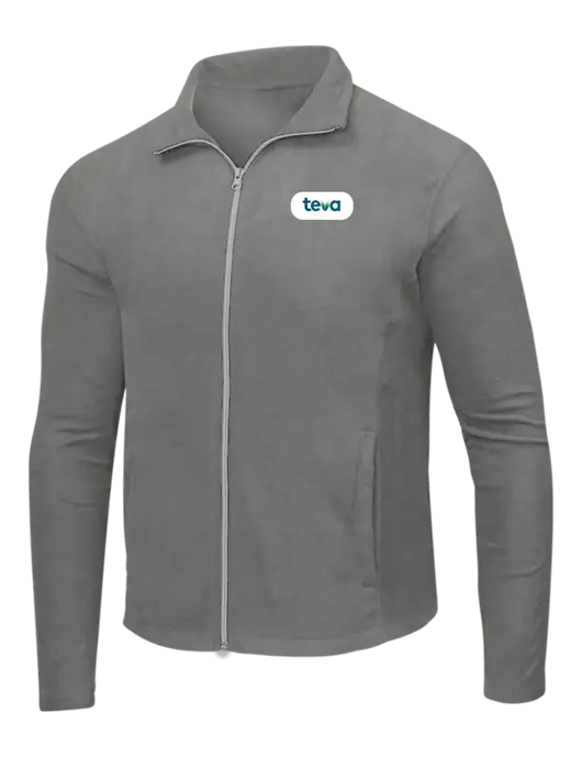 Medium Grey Microfleece Jacket w/Teva Logo