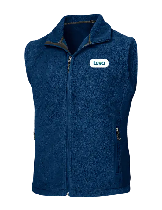 Navy Fleece Vest w/Teva Logo
