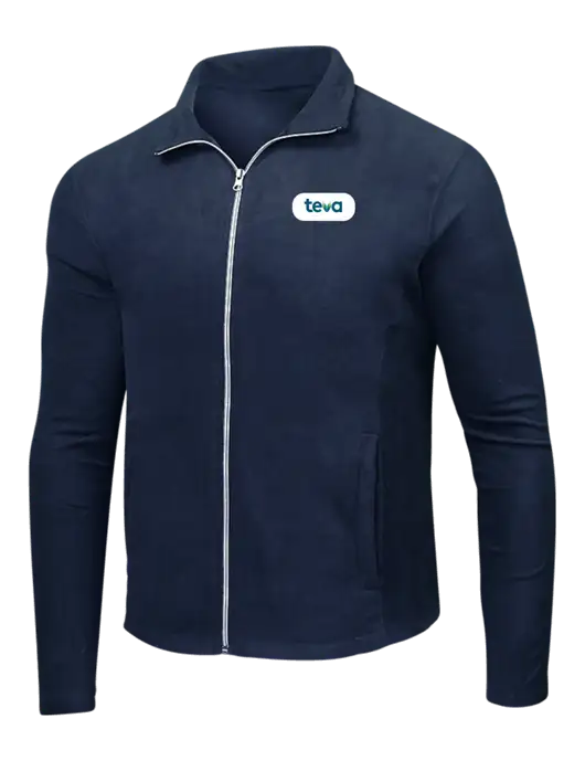 Navy Microfleece Jacket w/Teva Logo