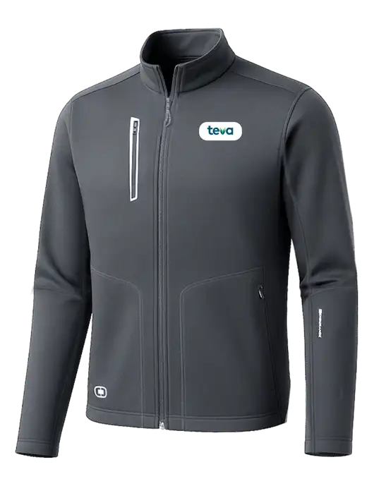 OGIO Dark Grey Endurance Fulcrum Full-Zip w/Teva Logo