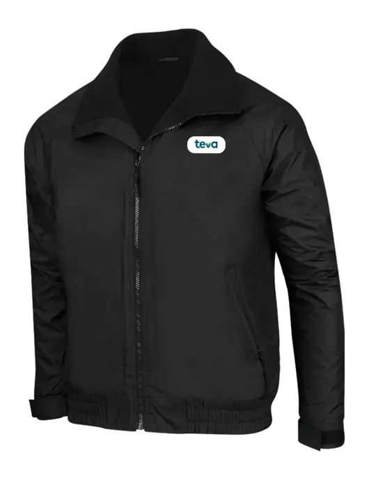 True Black/True Black Classic Competitor Jacket w/Teva Logo
