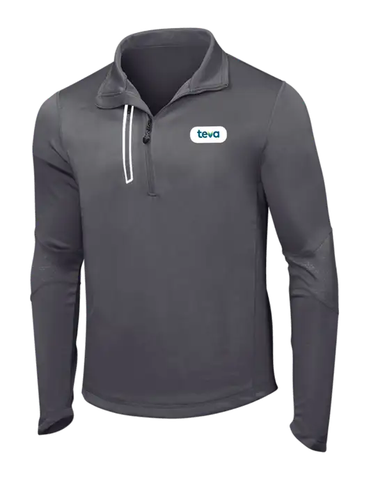OGIO Gear Grey Endurance Fulcrum 1/4 Zip w/Teva Logo