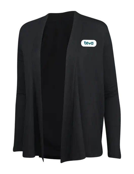 Black Womens Concept Cardigan w/Teva Logo