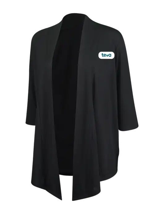 Black Womens Concept Shrug w/Teva Logo