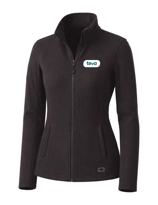 OGIO Blacktop Womens Grit Fleece Jacket w/Teva Logo