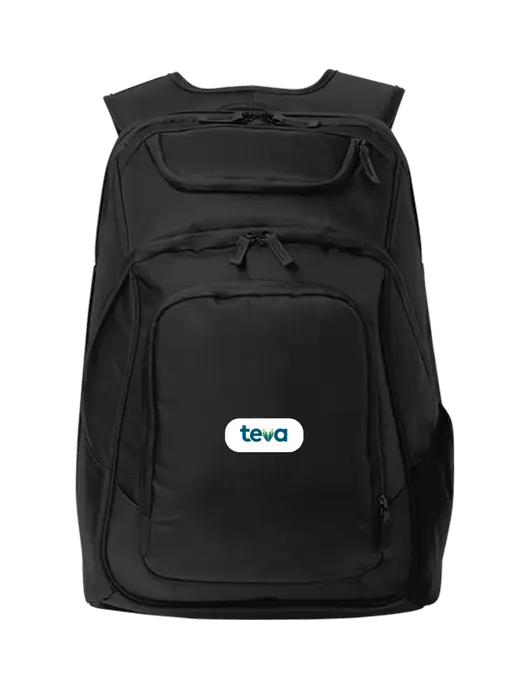 Executive Black Laptop Backpack w/Teva Logo