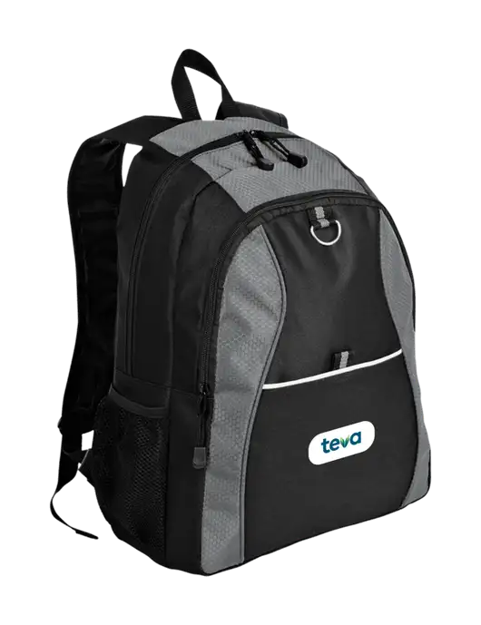 Honeycomb Grey/Black Backpack w/Teva Logo
