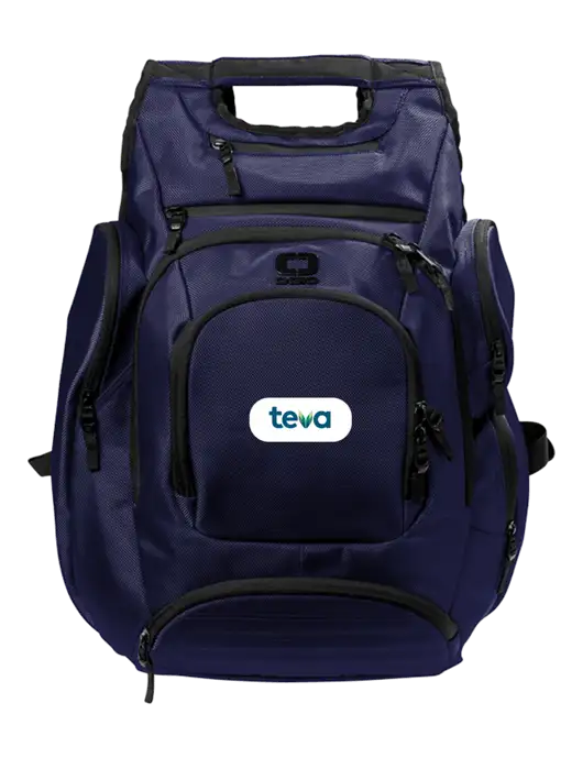 OGIO Navy Metro Ballistic Laptop Backpack w/Teva Logo