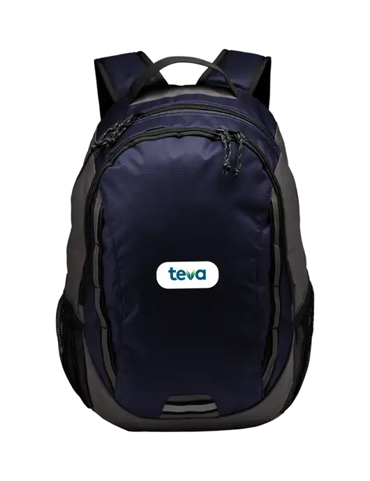 Ridge Deep Navy/Dark Charcoal Laptop Backpack w/Teva Logo